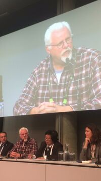 Prof. Joosten speaking at the GLF 2018 (A. Piegenschke)