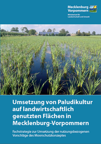 Cover "Landestrategie Paludikultur für MV" 2017