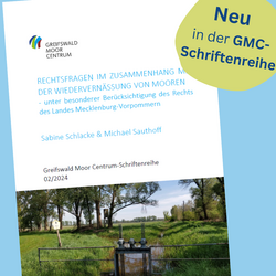 Social media card mit Cover des Rechtsgutachtens zu Hürden und Lösungen zu Moorklimaschutz