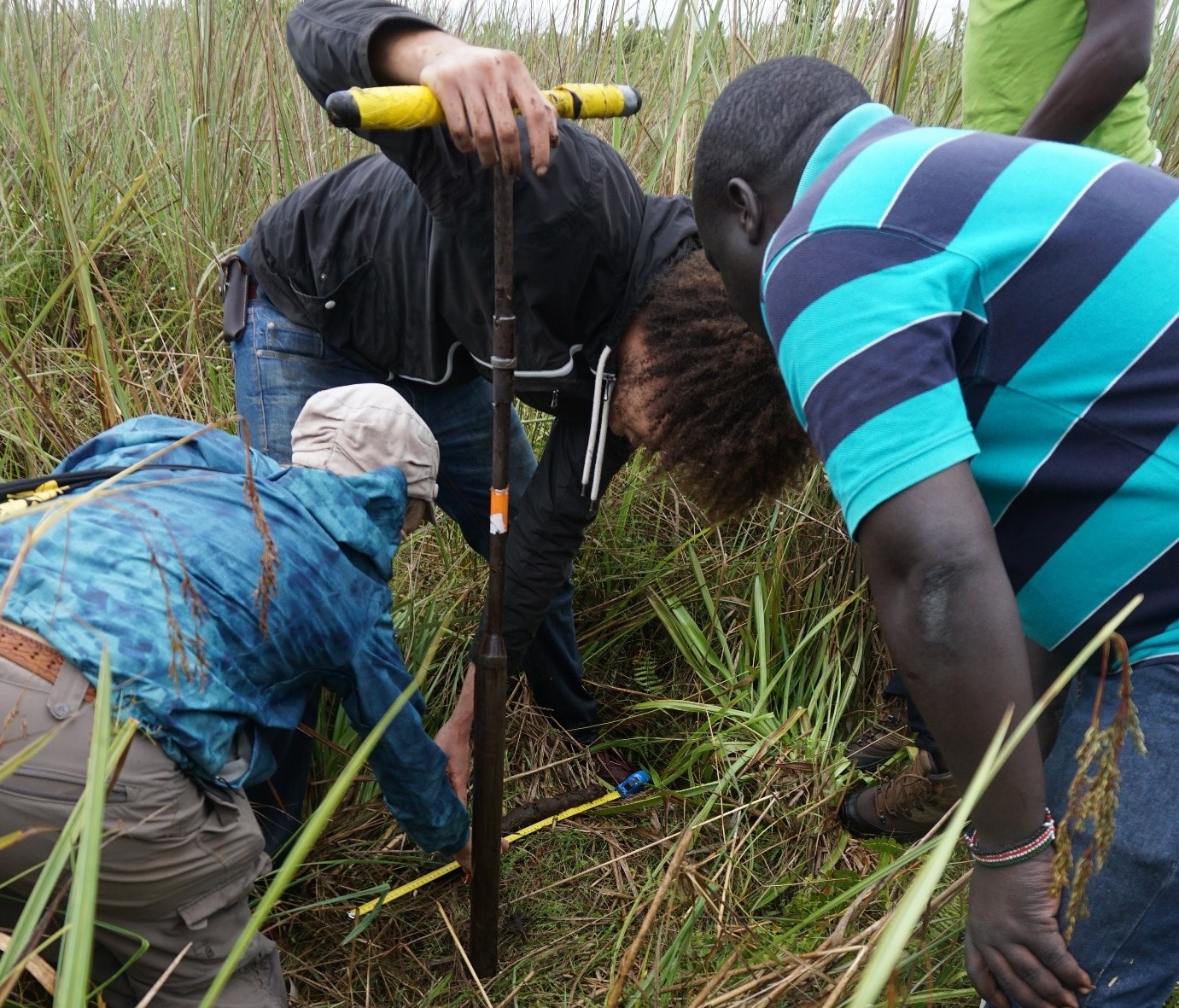 Torfbohrung im Nilbecken (Photo: NN)